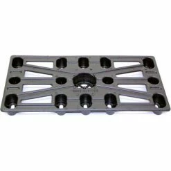 Valley Craft® Z84976A3 Plastic 12 x 24 Mini-Pallet for EZY-Tilt™ Pallet Fork Trucks -Dollies magasin en ligne Z84976A3 single 12 by 24 inch mini pallet straight shot mid perspective