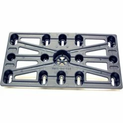 Valley Craft® Z84976A3 Plastic 12 x 24 Mini-Pallet for EZY-Tilt™ Pallet Fork Trucks -Dollies magasin en ligne Z84976A3 single 12 by 24 inch mini pallet straight shot top high perspective