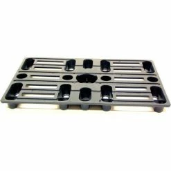 Valley Craft® Z84978A1 Plastic 15 x 24 Mini-Pallet for EZY-Tilt™ Pallet Fork Trucks -Dollies magasin en ligne Z84978A1 single 15 by 24 inch mini pallet straight shot mid perspective